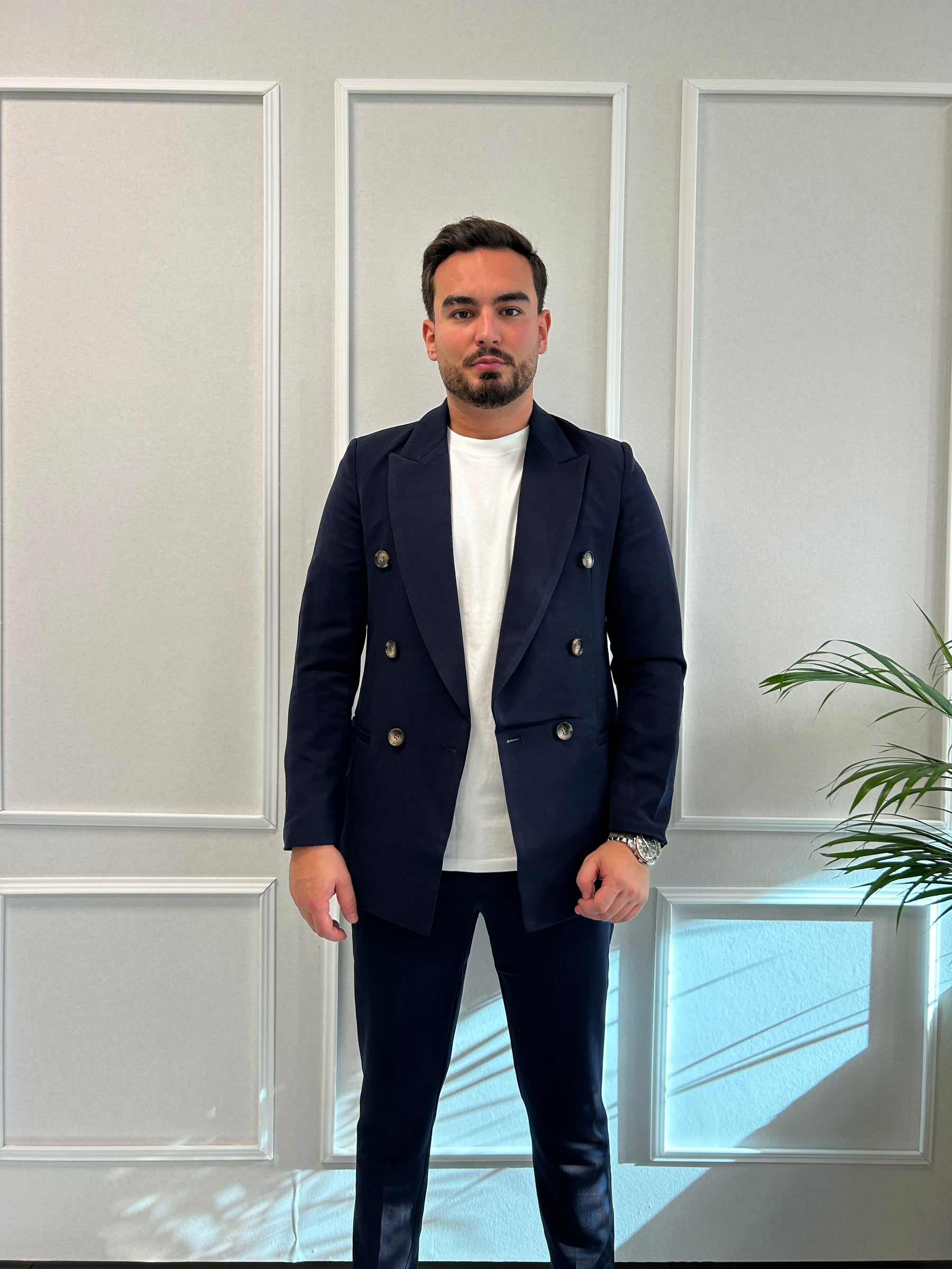 Costume Croisé marine