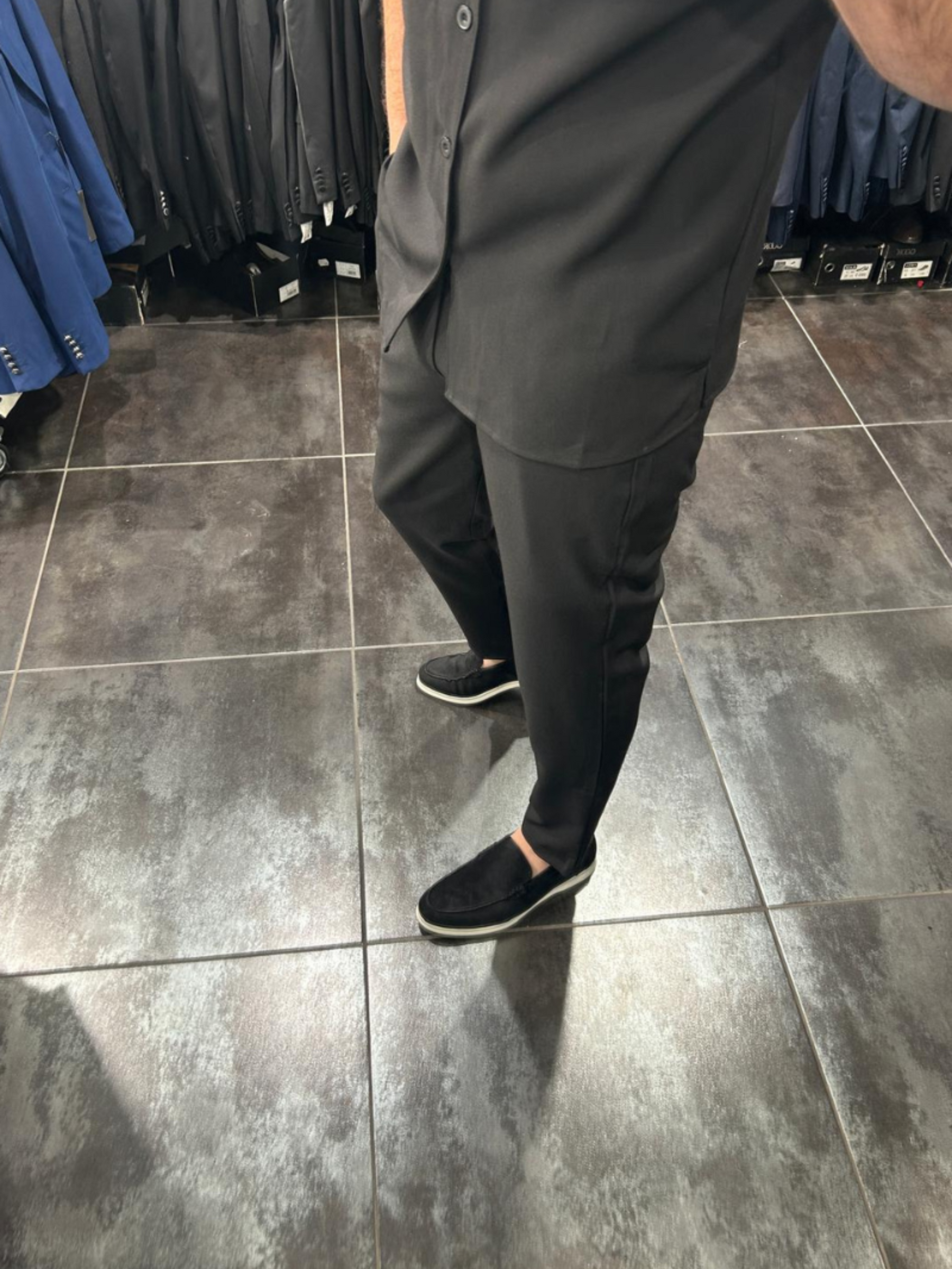 Pantalon Ibiza Noir coupe ajusté