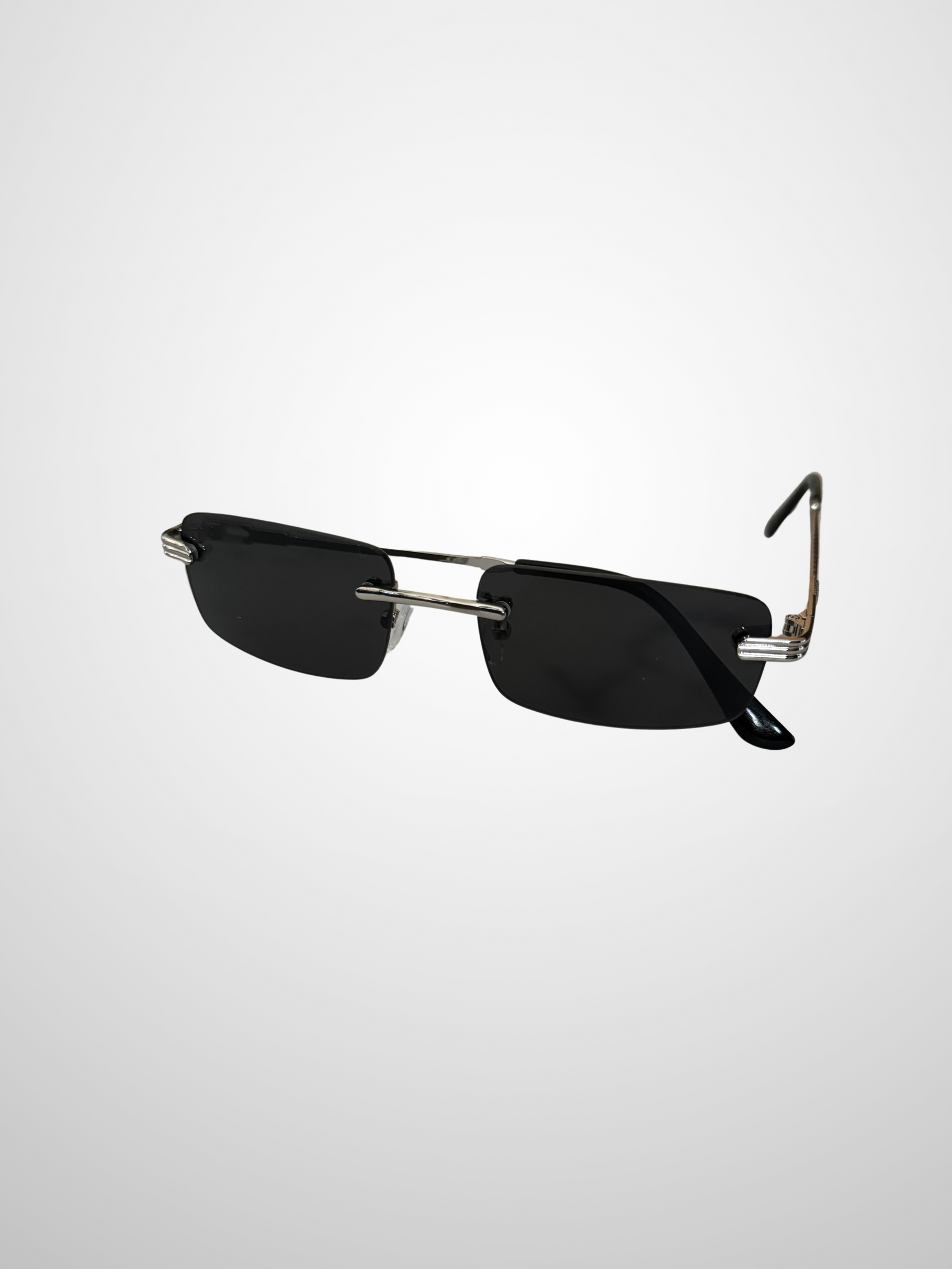 Lunette tendance rectangulaire métal