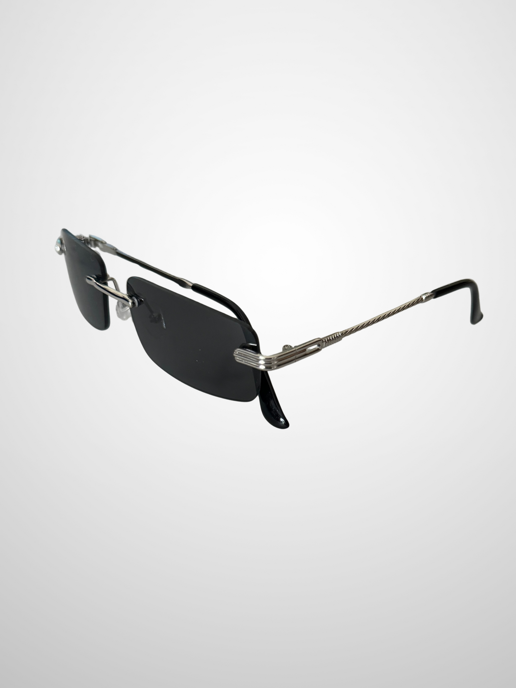 Lunette tendance rectangulaire métal