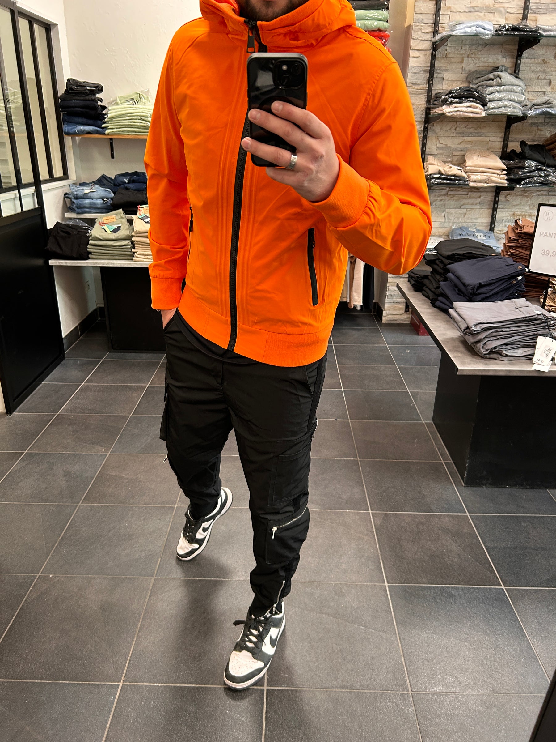 Veste Coupe-vent Orange
