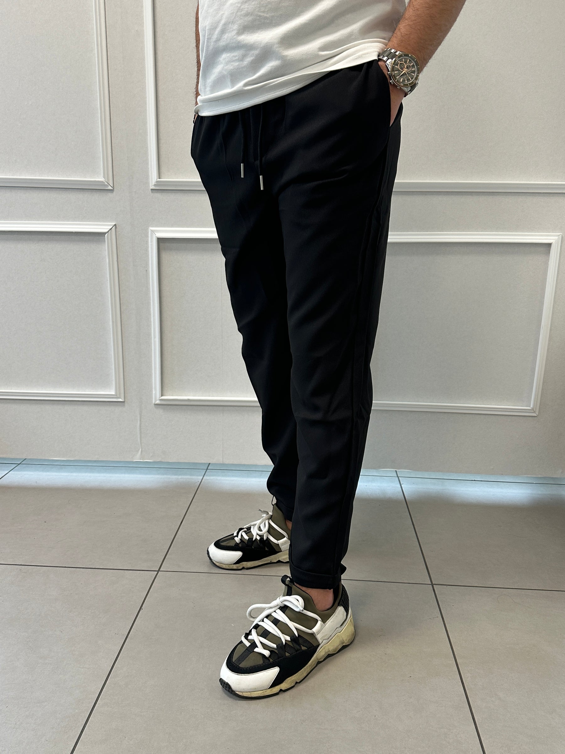 Pantalon décontracté black