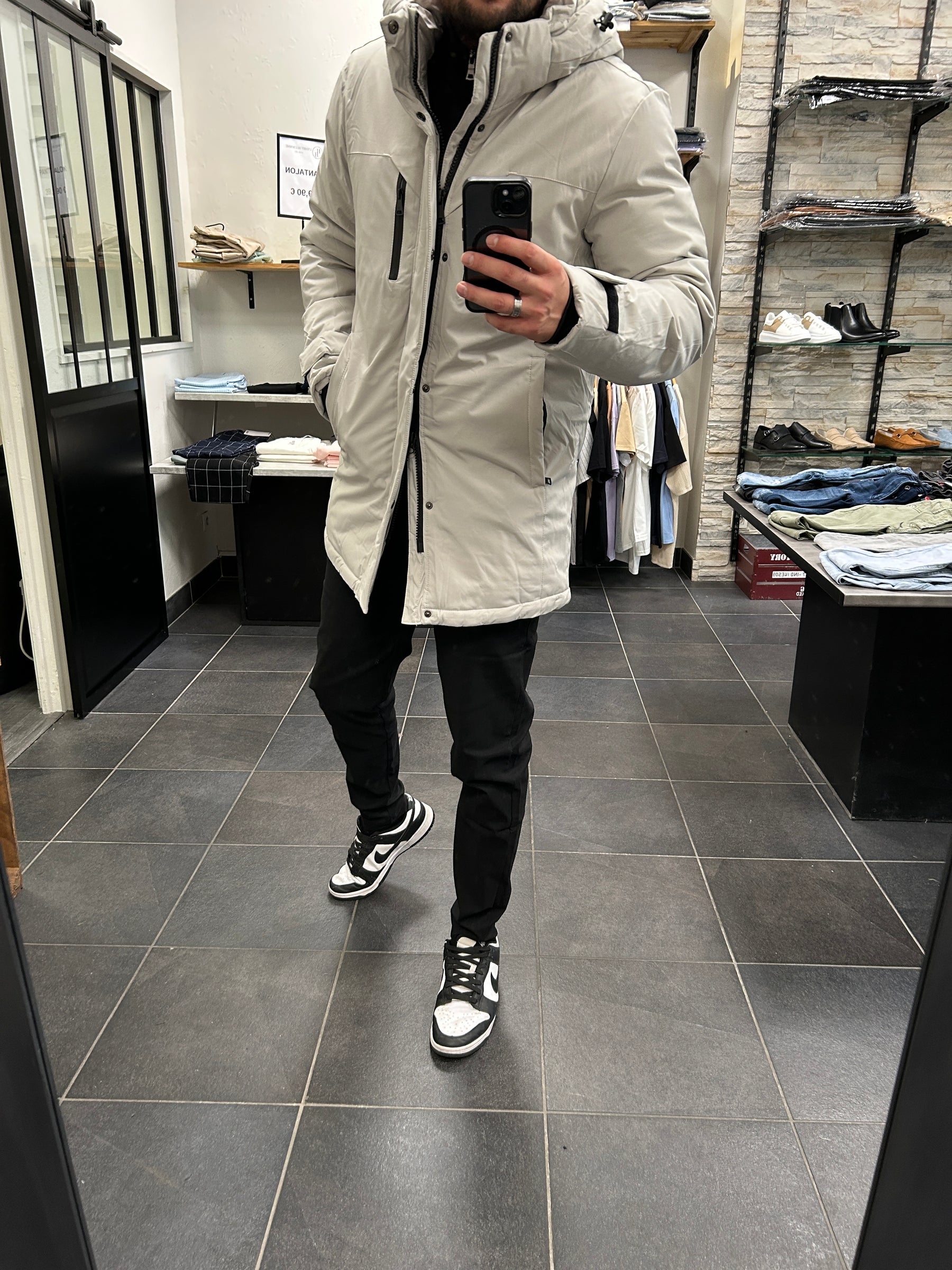 Parka Business Grey