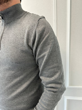 Pull Business Zip Grey