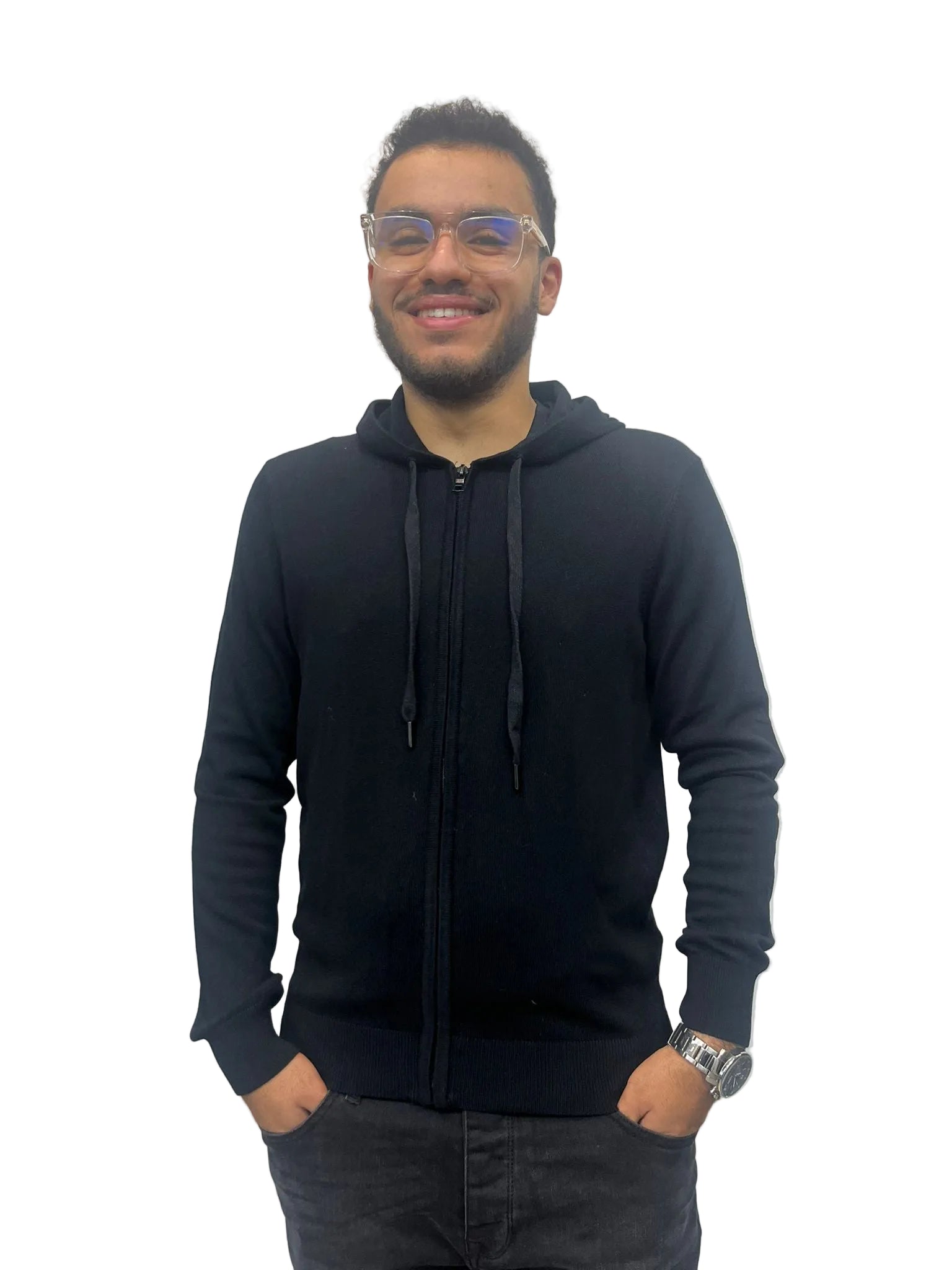 Pull à capuche zippé