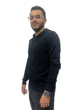 Pull à capuche zippé