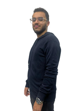 Pull à capuche zippé